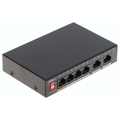DAHUA PFS3006-4ET-60-V2 4 PORT POE 2 PORT UPLİNK 10/100 SWITCH 60W