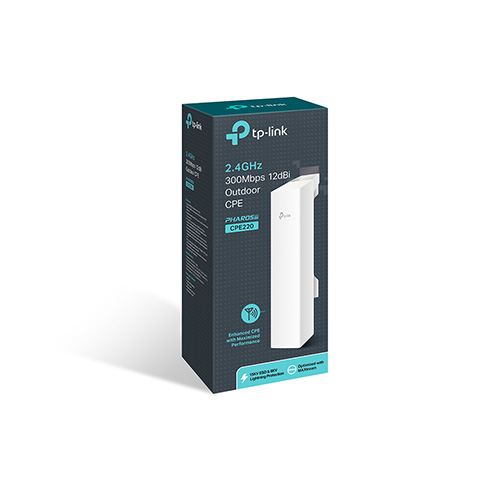 TP-LINK CPE220 300 MBPS 2.4 GHZ 12 DBI ACCESS POINT OUTDOOR