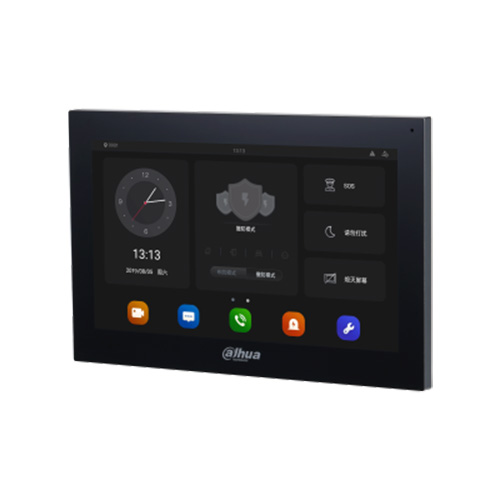 DAHUA VTH5341G-W ANDROID 10 IP İÇ KAPI ÜNİTESİ LCD DOKUNMATİK EKRAN SİYAH