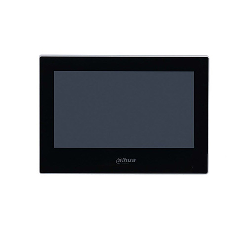 DAHUA VTH2621G-P 7 IP İÇ KAPI ÜNİTESİ KAPASİTİF DOKUNMATİK EKRAN SİYAH