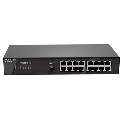 RUIJIE REYEE RG-ES116G 16 PORT 10/100/1000 GIGABIT RACK SWITCH