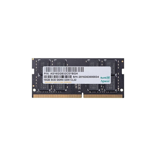 APACER 16 GB 3200 MHZ DDR4 NOTEBOOK RAM ES.16G21.PSH
