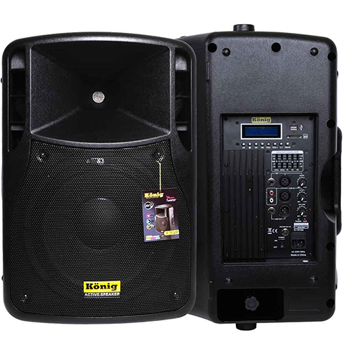 KONİG K-1412 12 600W 2 YOLLU SİYAH PASİF KABİN HOPARLÖR