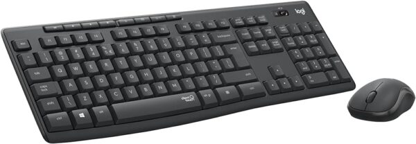 LOGITECH MK295 Q KABLOSUZ SİYAH M.M. KLAVYE MOUSE SET