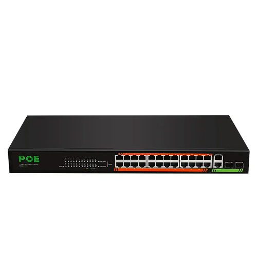 SHARK TXE234 24 PORT POE 2 PORT SFP 2 PORT GBIT UPLİNK 10/100 YÖNETİLEBİLİR SWITCH 300W