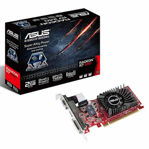 ASUS 2 GB R7 240 DDR3 128 BIT 2GD3-L HDMI DVI-D ATI 16X