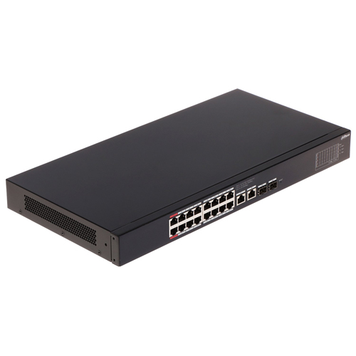 DAHUA CS4220-16GT-135 16 PORT POE 2 PORT SFP 2 PORT GBIT UPLİNK 10/100/1000 CLOUD MANAGED SWITCH 135W