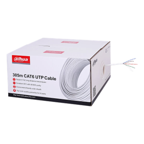 DAHUA PFM923I-6UN-C CAT6 UTP 305 MT SAF BAKIR 23 AWG LSZH KABLO