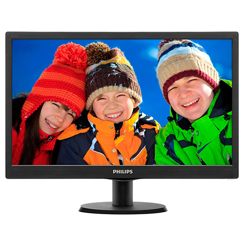 PHILIPS 19,5 203V5LSB26/62 LED VGA SİYAH VESA MONİTÖR