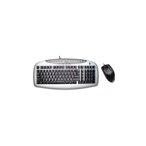 A4 TECH KB21-OP620D Q USB KABLOLU SIYAH KLAVYE MOUSE SET