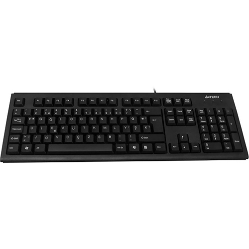 A4 TECH KM-720 F PS/2 KABLOLU SİYAH KLAVYE