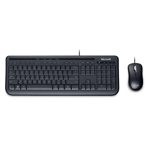 MICROSOFT Q USB SİYAH M.M. KLAVYE MOUSE SET APB-00010