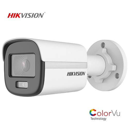 HIKVISION DS-2CD1027G0-LUF 2 MP COLORVU 4 MM 30 MT DAHİLİ MİKROFONLU IP BULLET KAMERA