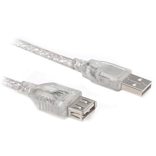 TEKNOGREEN TKU-1010 USB 2.0 ŞEFFAF UZATMA KABLOSU 10 MT